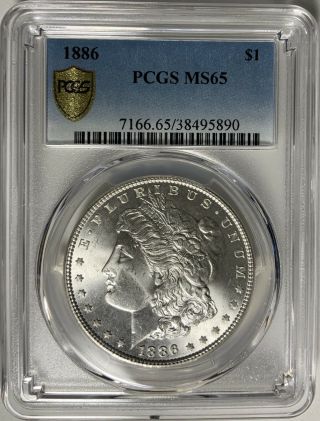 1886 P Morgan Dollar PCGS MS65 - Has Not Been To CAC 3