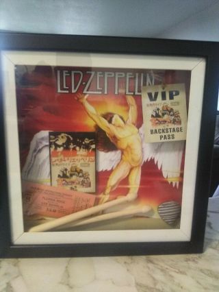 Led Zeppelin Concert Ticket/ Backstage Pass/ March 8th 1975 Palm Beach Fl