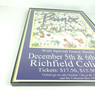 Prince And The Revolution Concert Tour Poster 1984 Richfield Coliseum