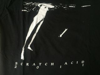 Scratch Acid 2011 tour shirt Mens M Jesus Lizard Big Black 2
