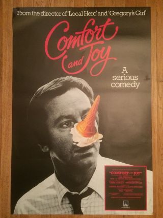 Comfort And Joy 1984 British Comedy Uk Film Poster Bill Paterson