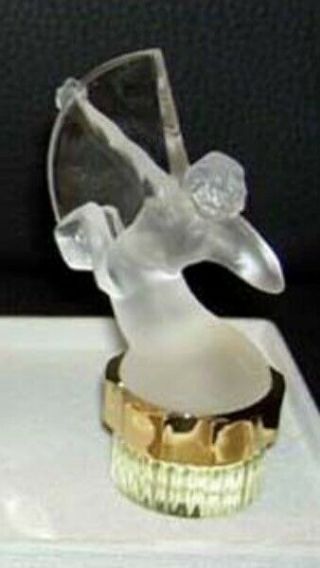 Lalique Crystal Flacon Perfume Bottle Flacon Royal Edition Sagittaire Mascot Oz