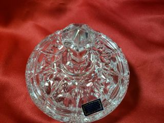 Vintage Bleikristall Candy Dish /Lid 24 Lead Crystal Made in West Germany 2