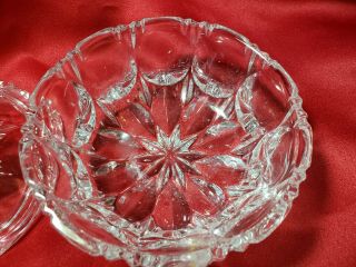 Vintage Bleikristall Candy Dish /Lid 24 Lead Crystal Made in West Germany 3