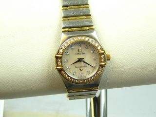 Omega Constellation Diamond Dial And Bezel