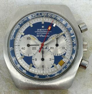 Vintage Zenith El Primero Chronograph Wristwatch Ref.  A788 Rare Nr
