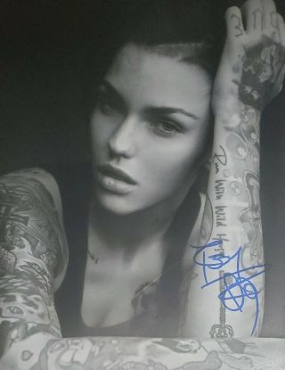 Ruby Rose Hand Signed 8x10 Photo W/ Holo