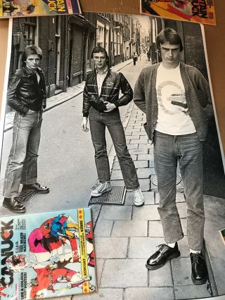 The Jam Amsterdam 1977 Poster 23.  5 X 33 Uk Import