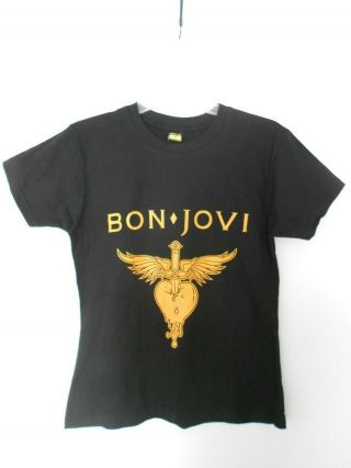 Bon Jovi Ladies Medium Black T Shirt