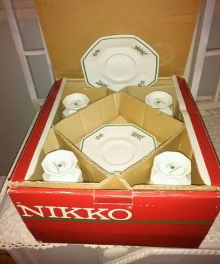 Nikko Christmas Dish Set Nib