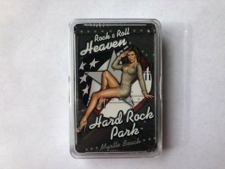 Hard Rock Park Myrtle Beach Vintage Playing Cards Collectible