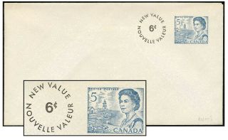Canada 1969 6¢/5¢ Centennial Lined Pse Webb En97b
