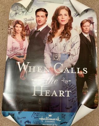 When Calls The Heart Autographed Poster