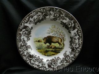 Spode Woodland Bison,  England: Dinner Plate (s),  10 3/4 ",  Box
