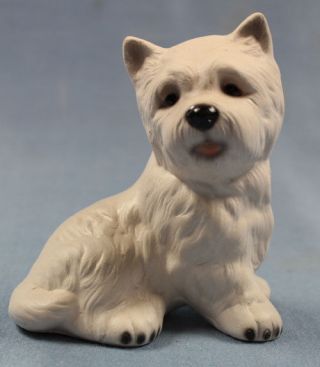 West Highland Terrier Dog Porcelain Royal Präsente Figurine Porcelainfigurine