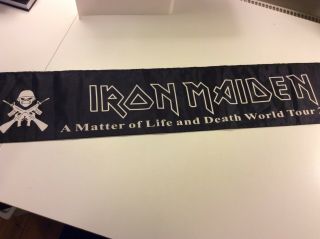 Iron Maiden - A Matter Of Life And Death World Tour 2006 Scarf