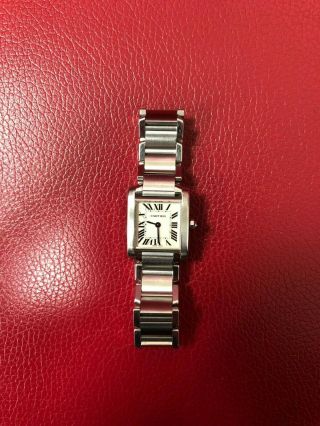 Cartier 2384 Stainless Steel Wrist Watch For Women (pre Owned)