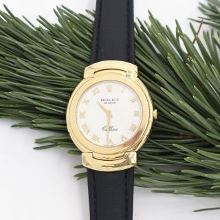 18k Rolex Cellini Quartz Movement Wristwatch Model 6622