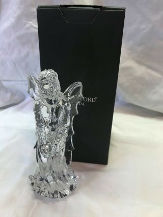 Collectible Waterford Crystal " Angel Of Hope " 7.  5 " Sculpted Figurine