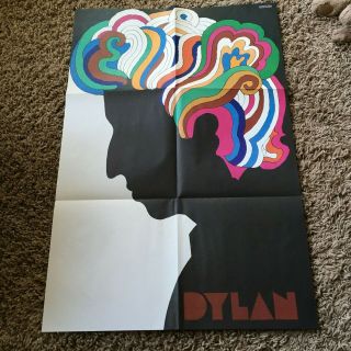 Bob Dylan Milton Glaser Pop Art Poster 22 " X 33 "