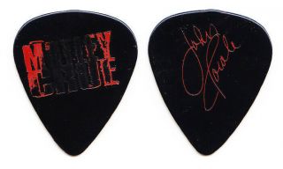 Vintage Motley Crue John Corabi Signature Black/red Guitar Pick - 1994 Tour