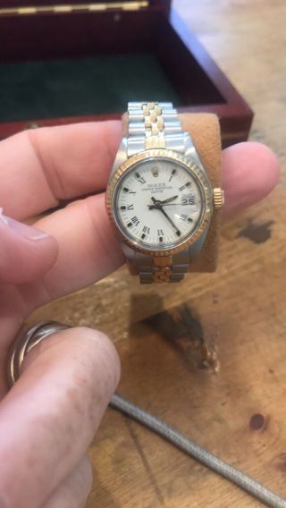 Rolex Lady Datejust 6917 18k Gold Two Tone 26mm
