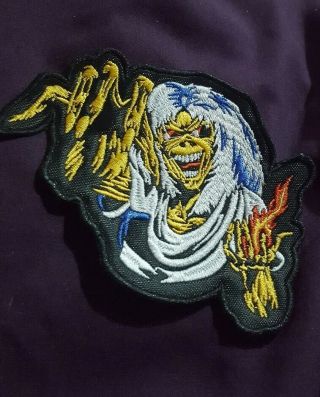 Iron Maiden Patch.  Number Of The Beast Eddie.  Rare Cut Shape.  Limited Edition.