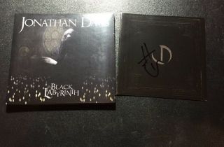 Jonathan Davis Black Labyrinth Signed Cd Korn Lead Singer Autographed With Cd