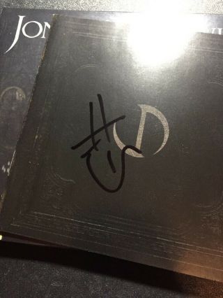 Jonathan Davis Black Labyrinth Signed Cd Korn Lead Singer Autographed With Cd 2