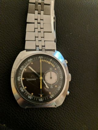 1968 Longines Nonius Chronograph Flyback Watch Wristwatch