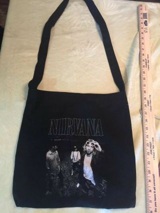 Nirvana Band Photo Canvas Tote Bag Kirt Cobain