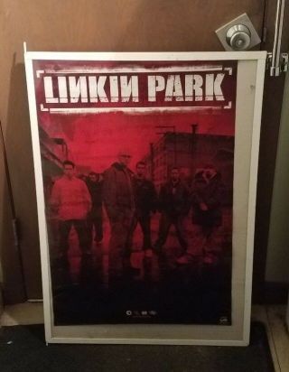 Linkin Park Poster 2001 Rare Vintage Collectible Oop Live