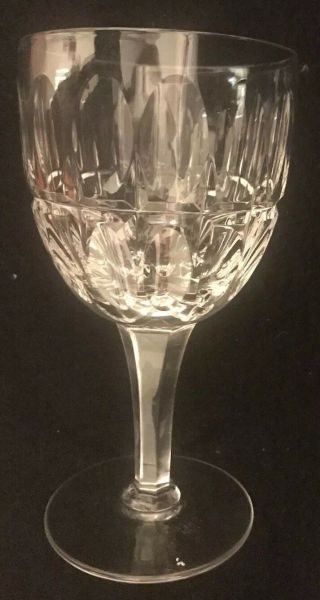 5 Fantastic Vintage Stuart Clifton Park Crystal Wine / Water Goblets Glasses 2