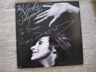 Kinks Sleepwalker Autographed Lp
