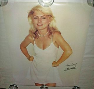 Blondie Rare 1979 Parallel Lines Promo Usa Poster 22 " X 28 " Debbie Harry N -