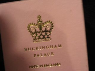 Buckingham Palace Mini Tea Cup and Attached Saucer Made in England in Org.  Box 2
