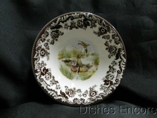 Spode Woodland Wood Duck,  England: Ascot Cereal / Soup Bowl (s),  8 ",  Box
