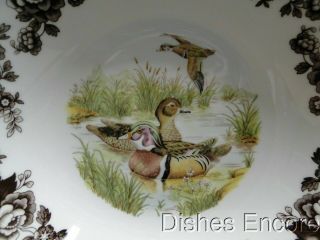 Spode Woodland Wood Duck,  England: Ascot Cereal / Soup Bowl (s),  8 