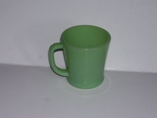 Vintage Jadeite Fire King Coffee Cup Mug - D