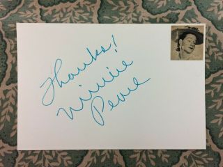 Minnie Pearl - Hee Haw - Grand Ole Opry - Autograph - Signed In 1965