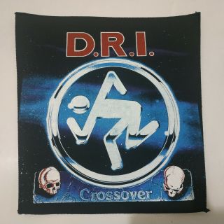 Vintage Dri 80s Back Patch D.  R.  I.  Thrash Megadeth Anthrax Sod