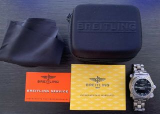 Breitling Professional Emergency E56121.  1 Wrist Watch For Men (rare Model)