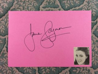 Jane Seymour - Live And Let Die - Dr.  Quinn,  Medicine Woman - Autograph - 1977
