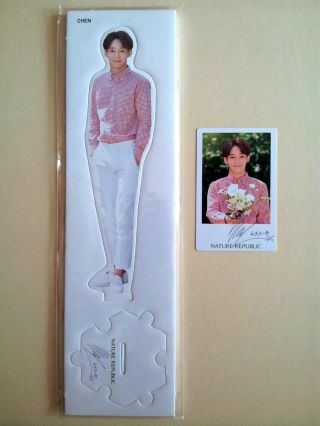 Exo Nature Republic Official Standing Figure Standee & Photocard - Chen /