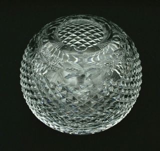 Waterford Crystal - Glandore Pattern 5 3/4 " Rose Bowl Vase - Signed -