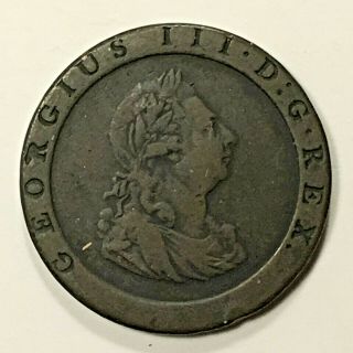 1797 Great Britain King George Iii Cartwheel Penny