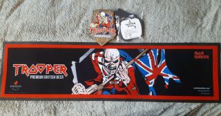 Iron Maiden Trooper Beer Bar Runner,  Plastic 3d Pump Badge,  Clip Xmas Gift Idea