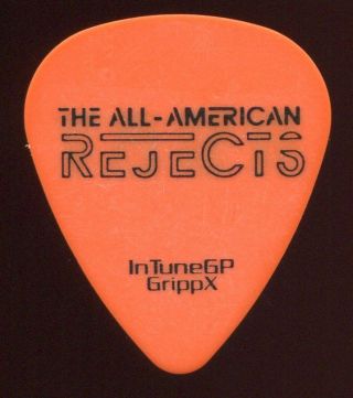 All American Rejects 2012 Kids Tour Guitar Pick Matt Rubano Concert Stage