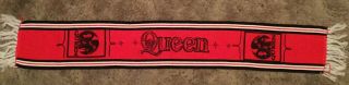 Vintage Queen Freddie Mercury Tour Scarf Red,  Black & White