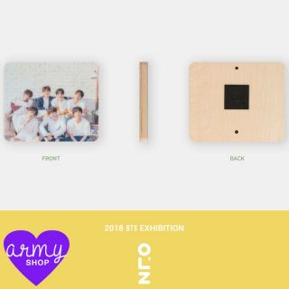 BTS Official MD 2018 Exhibition Acrylic Clock 오,  늘 O,  ZL Tracking number 2